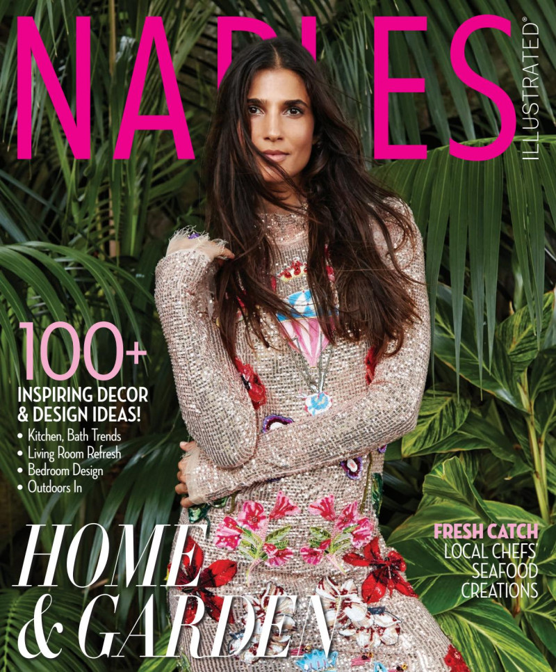 Teresa Lourenço featured on the Naples Illustrated cover from October 2016