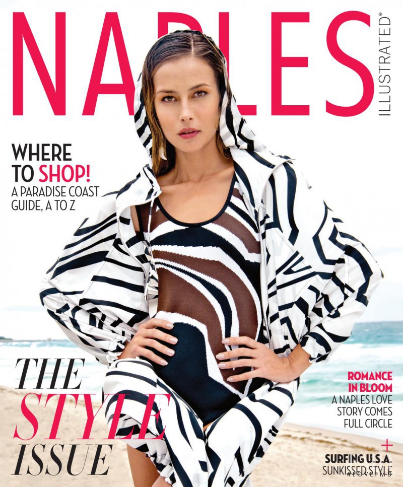 Natalia Borges featured on the Naples Illustrated cover from February 2017