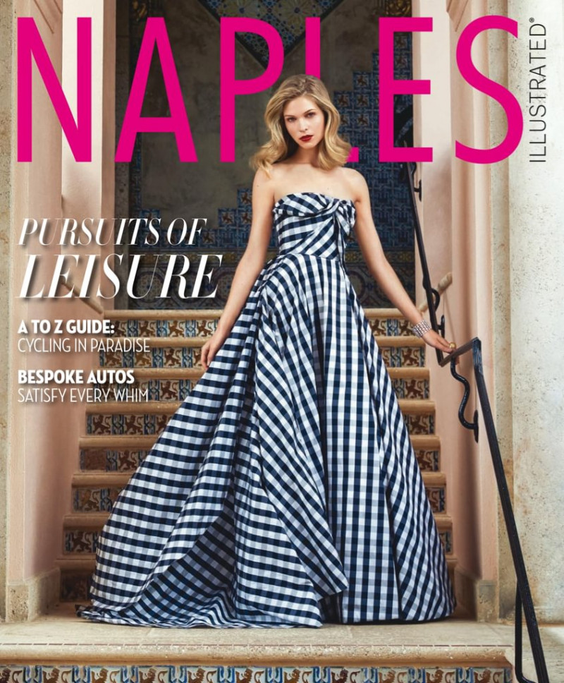 Amanda Nimmo featured on the Naples Illustrated cover from March 2017
