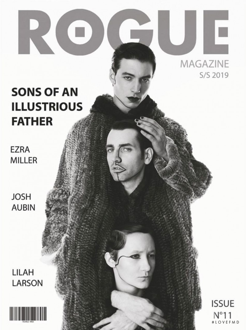 Ezra Miller, Lilah Larson, Josh Aubin featured on the Rogue cover from July 2019