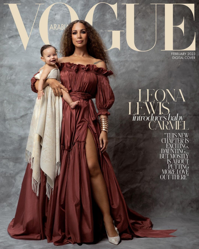 Leona Lewis featured on the Vogue Arabia cover from February 2023