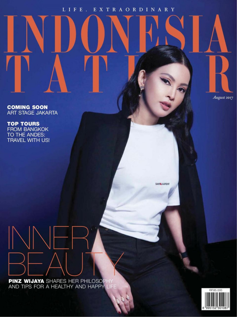  featured on the Indonesia Tatler cover from August 2017