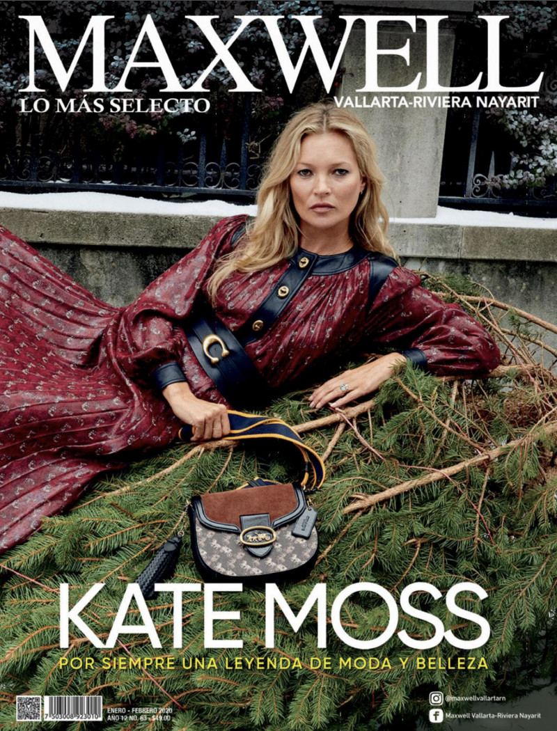 Kate Moss featured on the Maxwell cover from January 2022