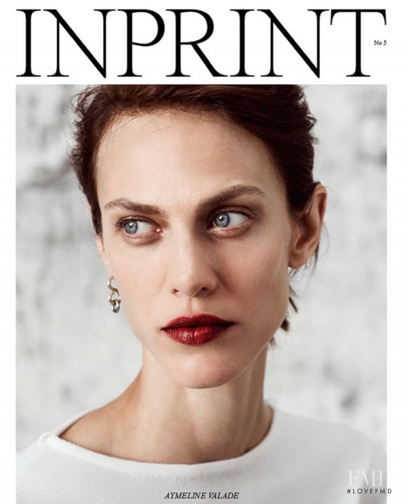 Aymeline Valade featured on the InPrint cover from October 2017