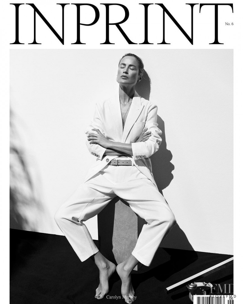 Carolyn Murphy featured on the InPrint cover from April 2018