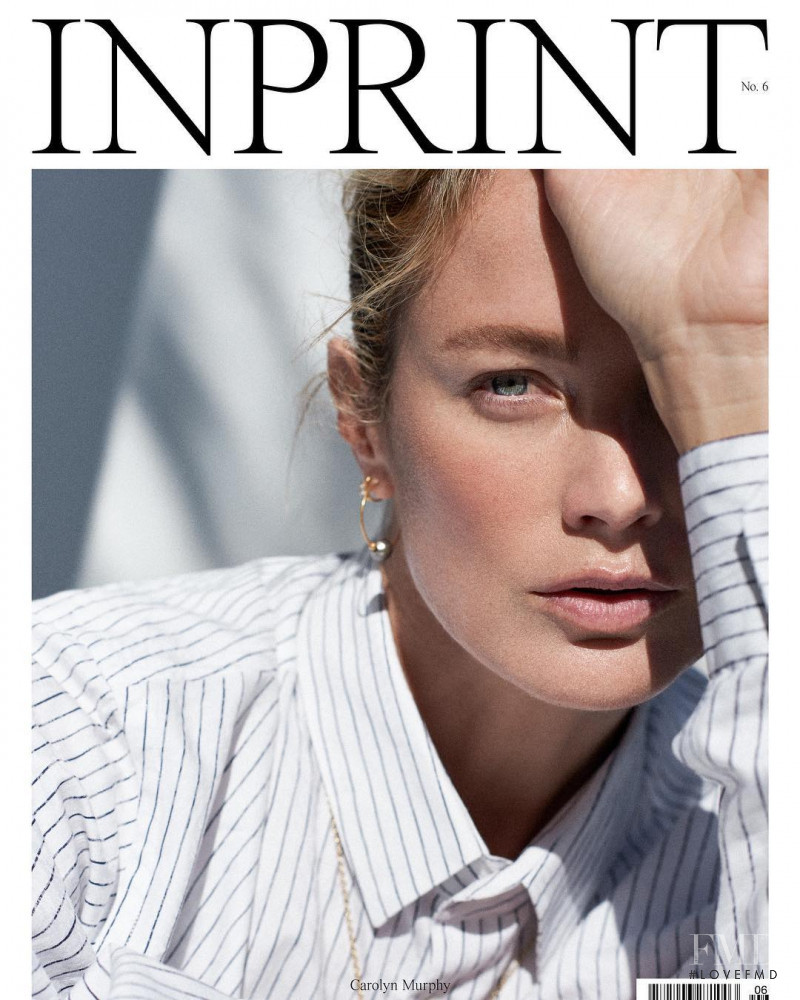 Carolyn Murphy featured on the InPrint cover from April 2018
