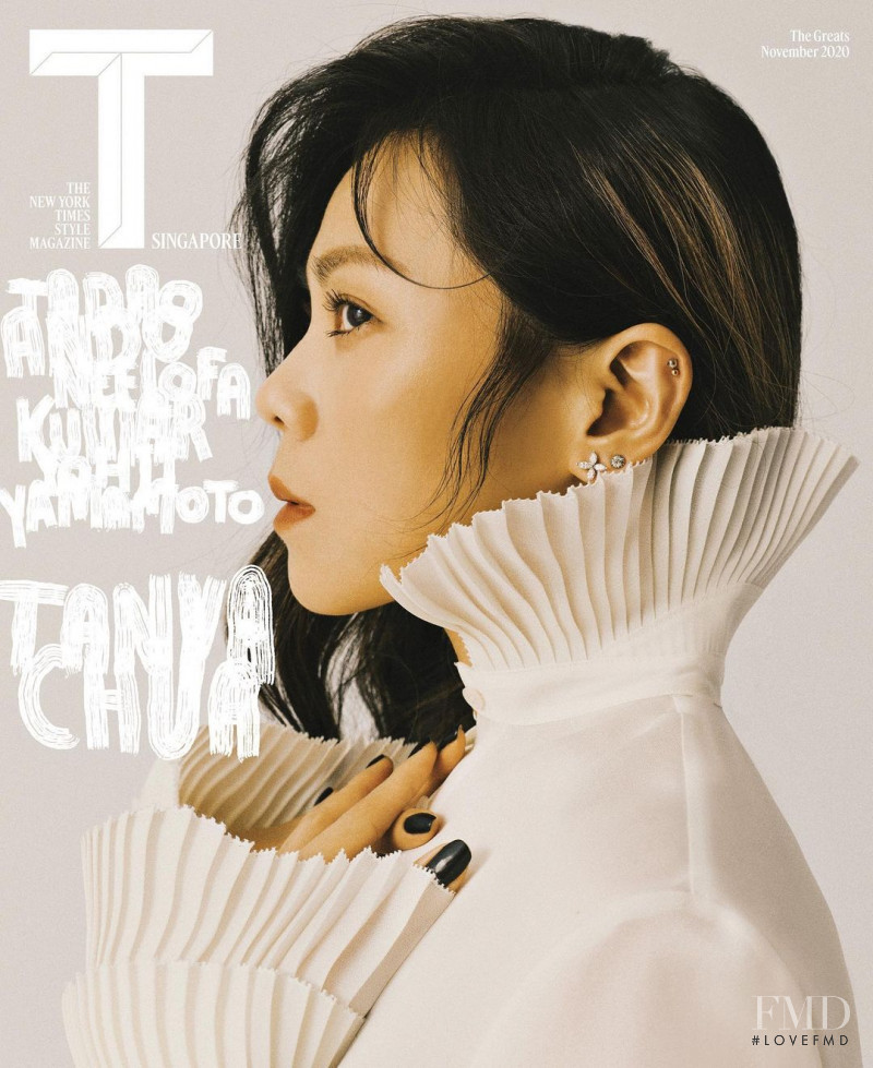 Tanya Chua featured on the T Style Singapore cover from November 2020