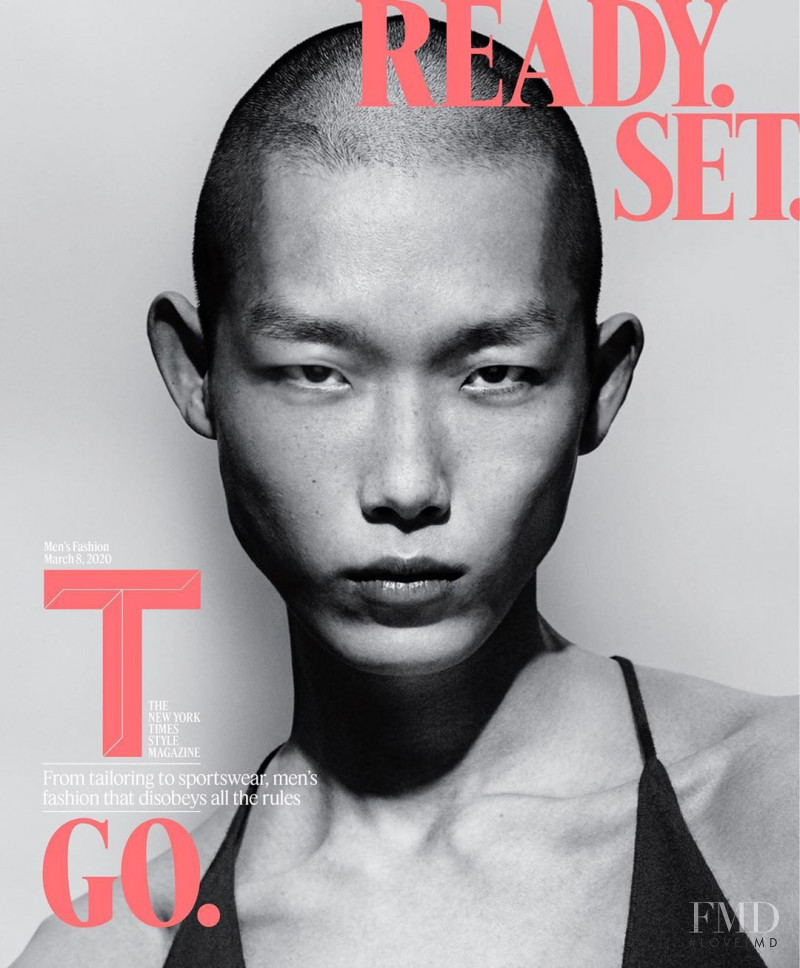 Xu Meen featured on the T Style Men\'s Fashion cover from March 2020