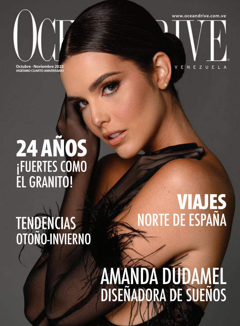 Amanda Dudamel featured on the Ocean Drive Venezuela cover from October 2023