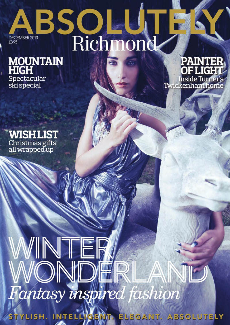 Laura Ojeda featured on the Absolutely cover from December 2013