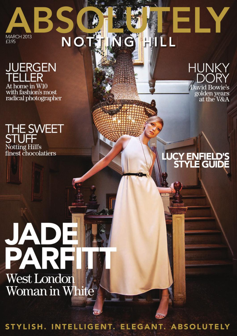 Jade Parfitt featured on the Absolutely cover from March 2013
