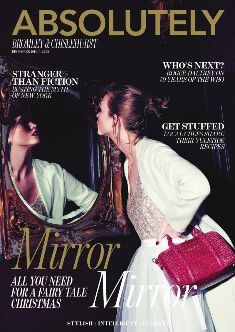 Karlie Kloss featured on the Absolutely cover from December 2014