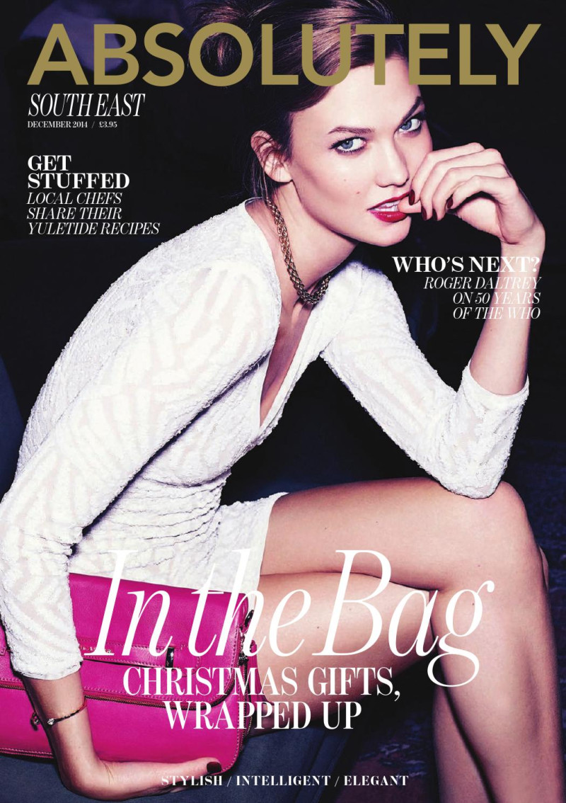 Karlie Kloss featured on the Absolutely cover from December 2014