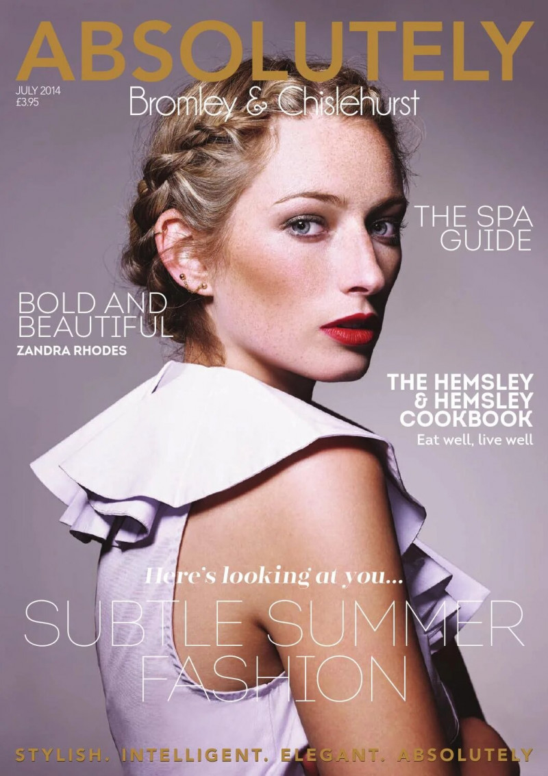  featured on the Absolutely cover from July 2014