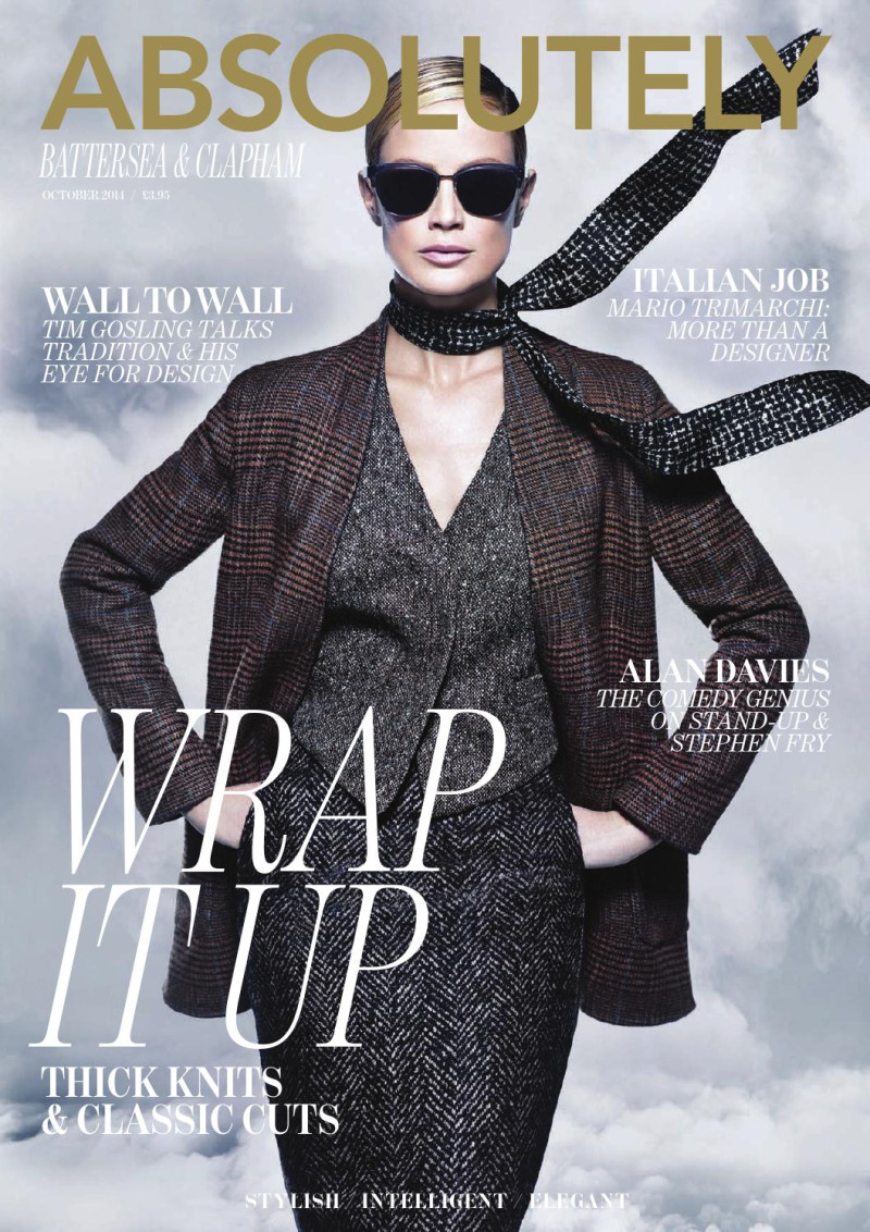 Carolyn Murphy featured on the Absolutely cover from October 2014