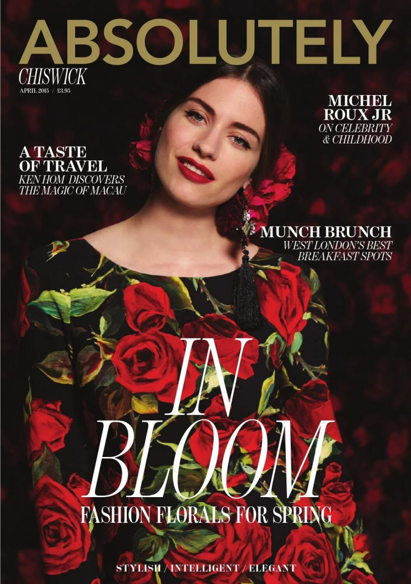 Monika Hirzin featured on the Absolutely cover from April 2015