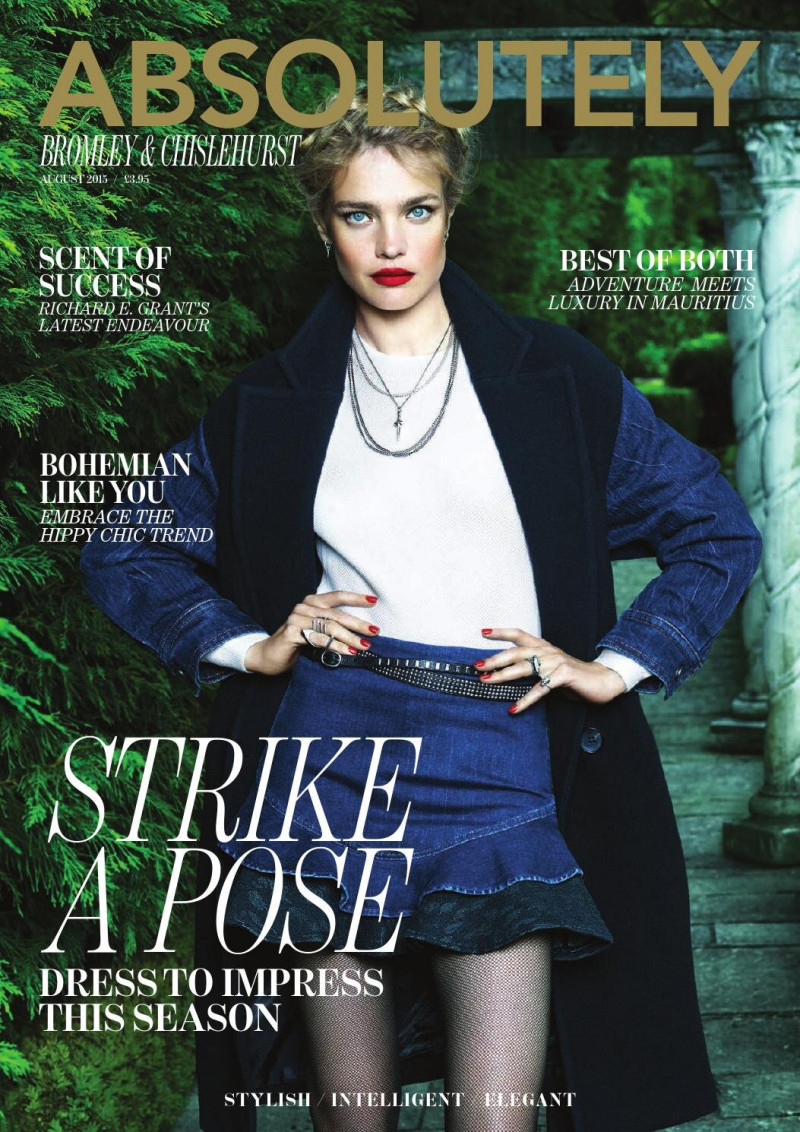 Natalia Vodianova featured on the Absolutely cover from August 2015