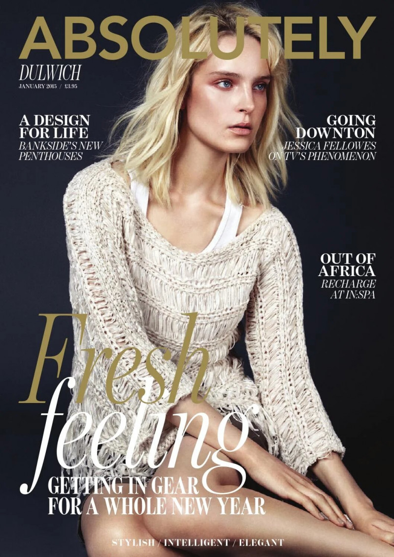 Charlotte Tomaszewska featured on the Absolutely cover from January 2015