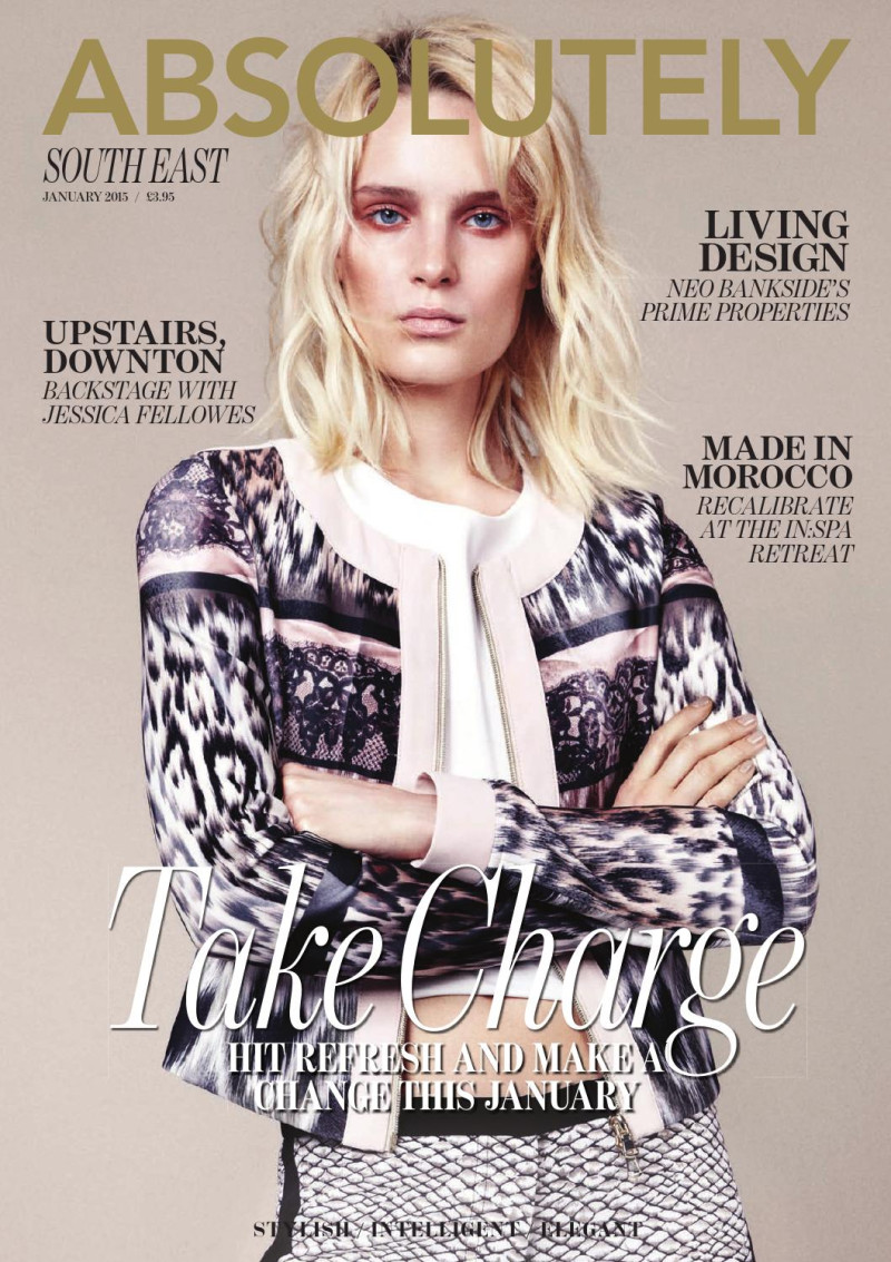 Charlotte Tomaszewska featured on the Absolutely cover from January 2015