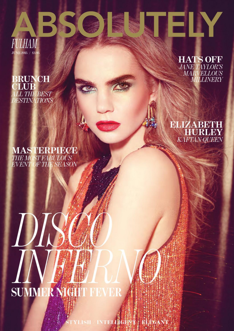 Sofia Simon featured on the Absolutely cover from June 2015