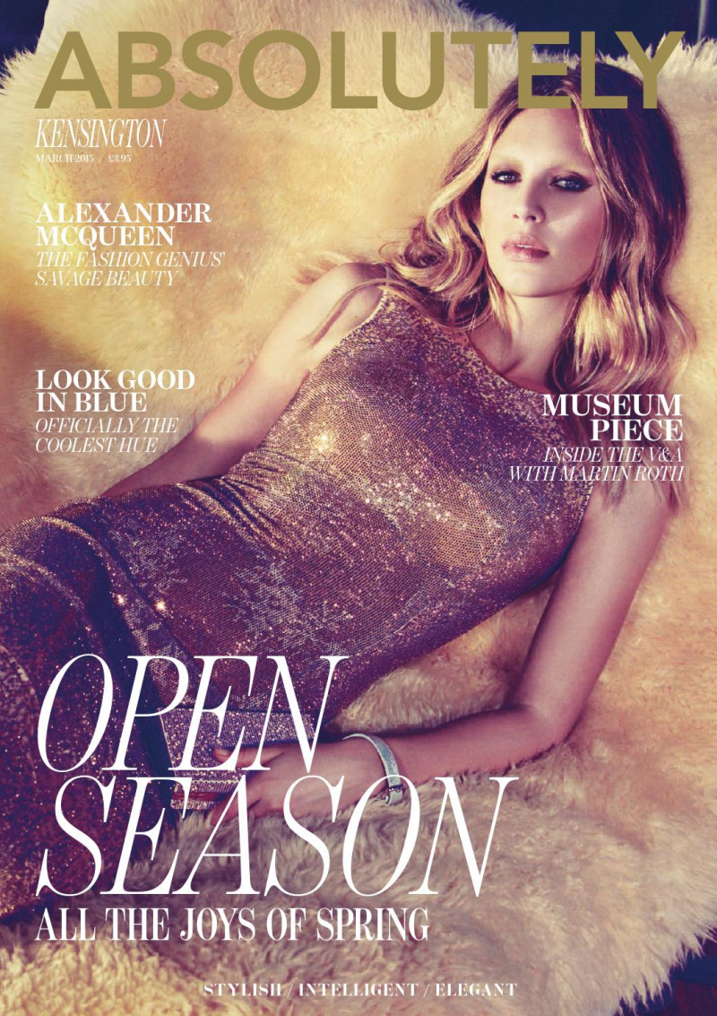 Dylan Penn featured on the Absolutely cover from March 2015