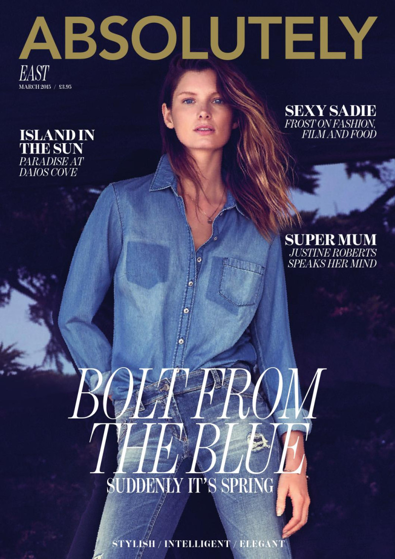 Ava Smith featured on the Absolutely cover from March 2015