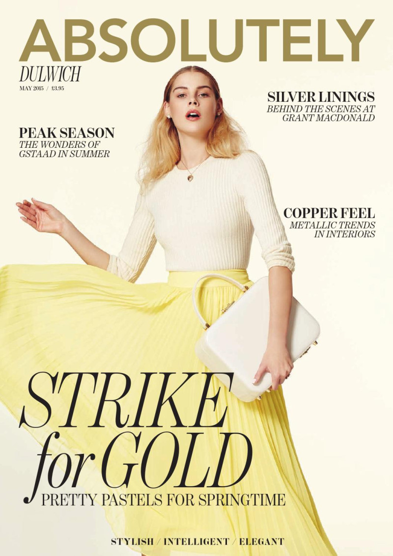Alisa Znaroka featured on the Absolutely cover from May 2015