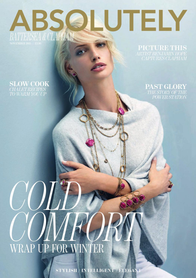 Jessica van der Steen featured on the Absolutely cover from November 2015