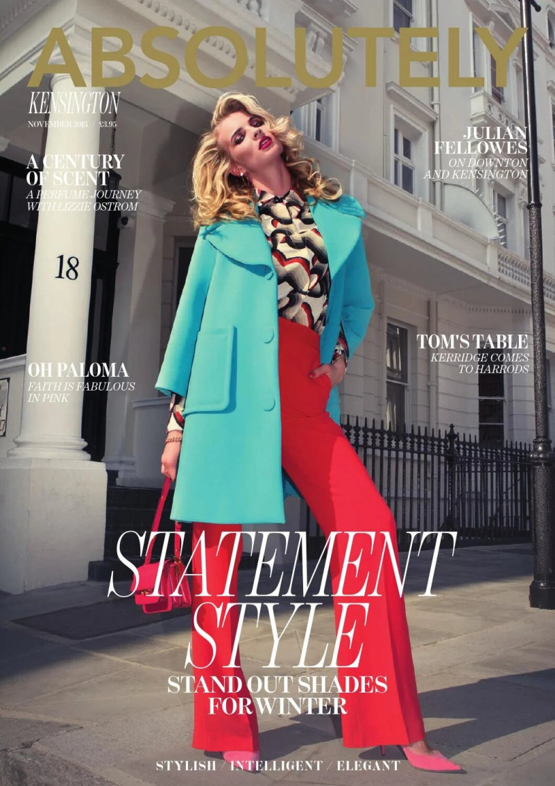 Sarah Louise Wiffen featured on the Absolutely cover from November 2015