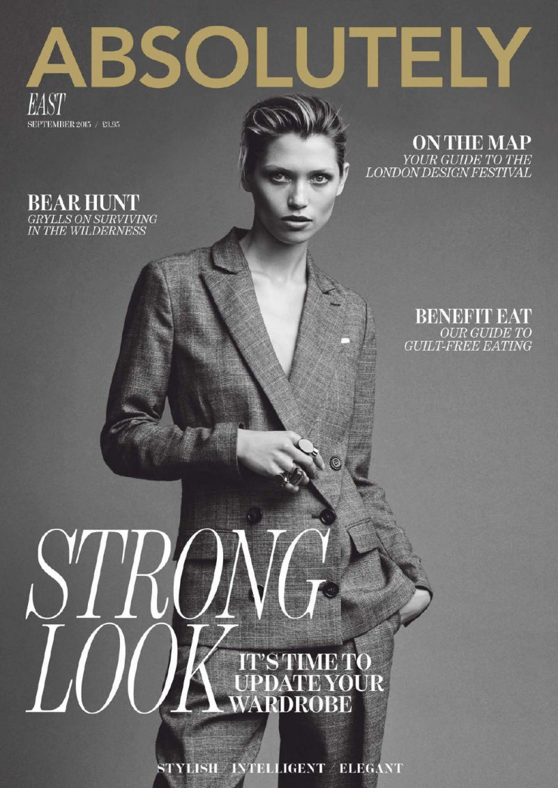 Hana Jirickova featured on the Absolutely cover from September 2015