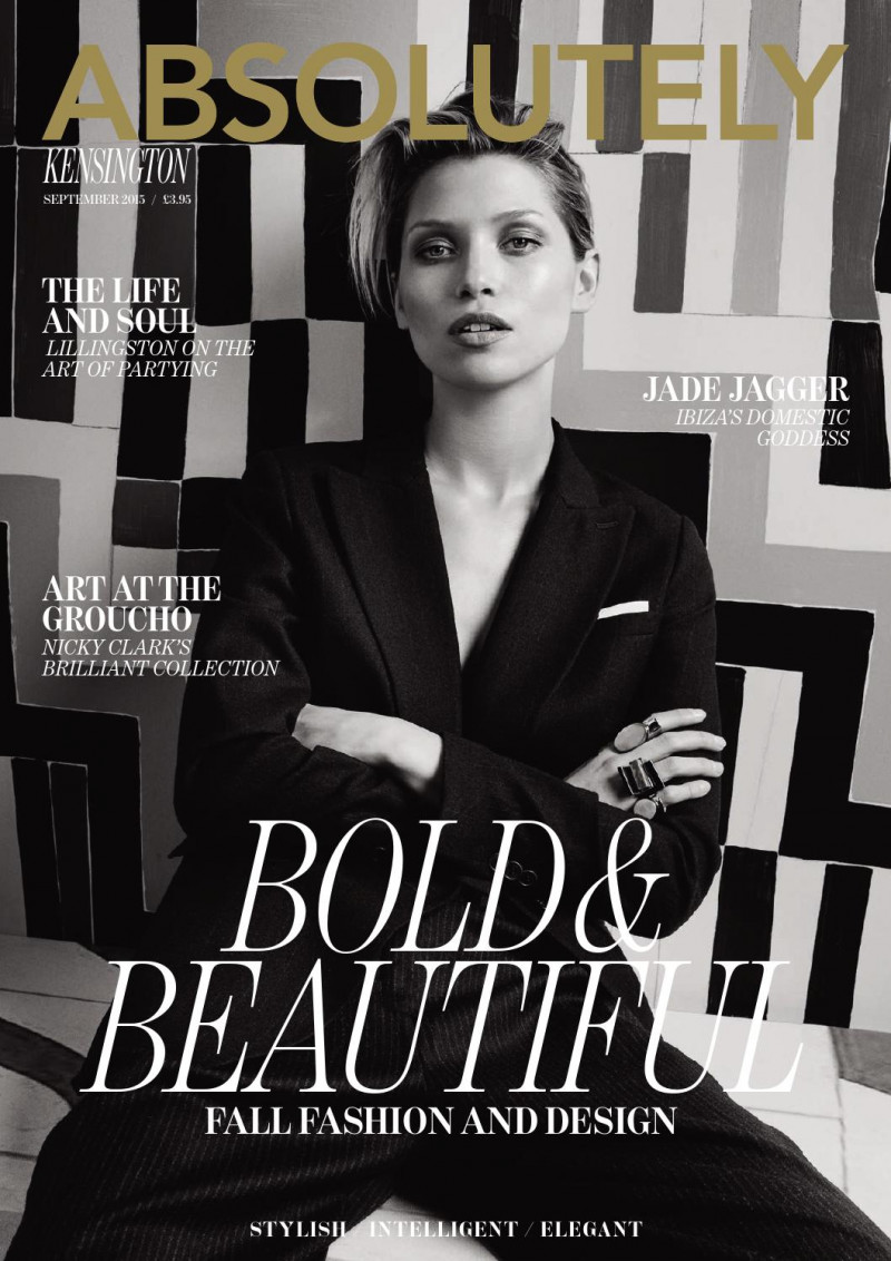 Hana Jirickova featured on the Absolutely cover from September 2015
