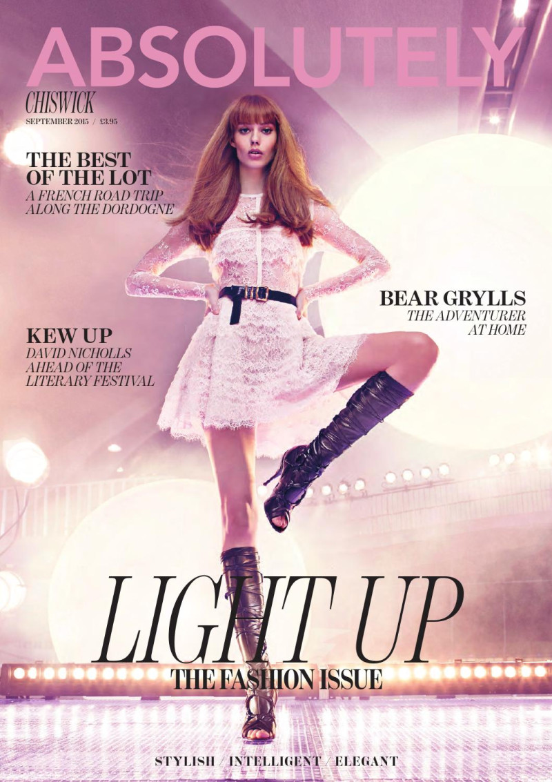 Ondria Hardin featured on the Absolutely cover from September 2015