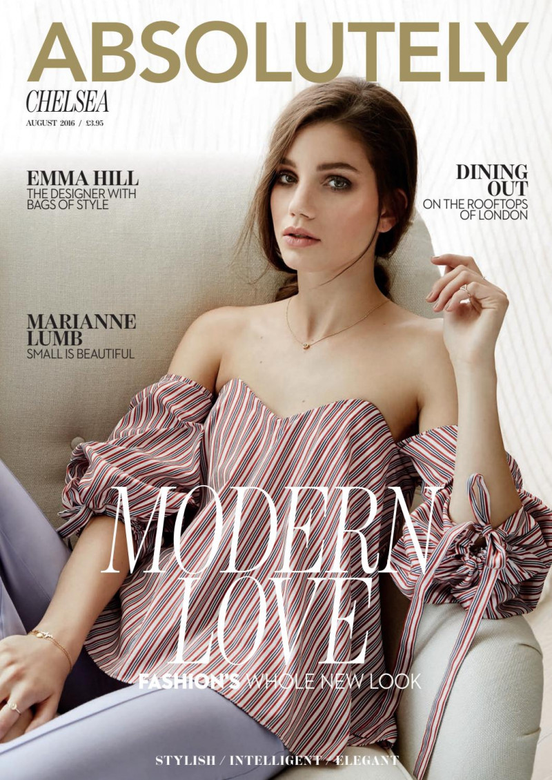 Alexandra Fabiancsics featured on the Absolutely cover from August 2016