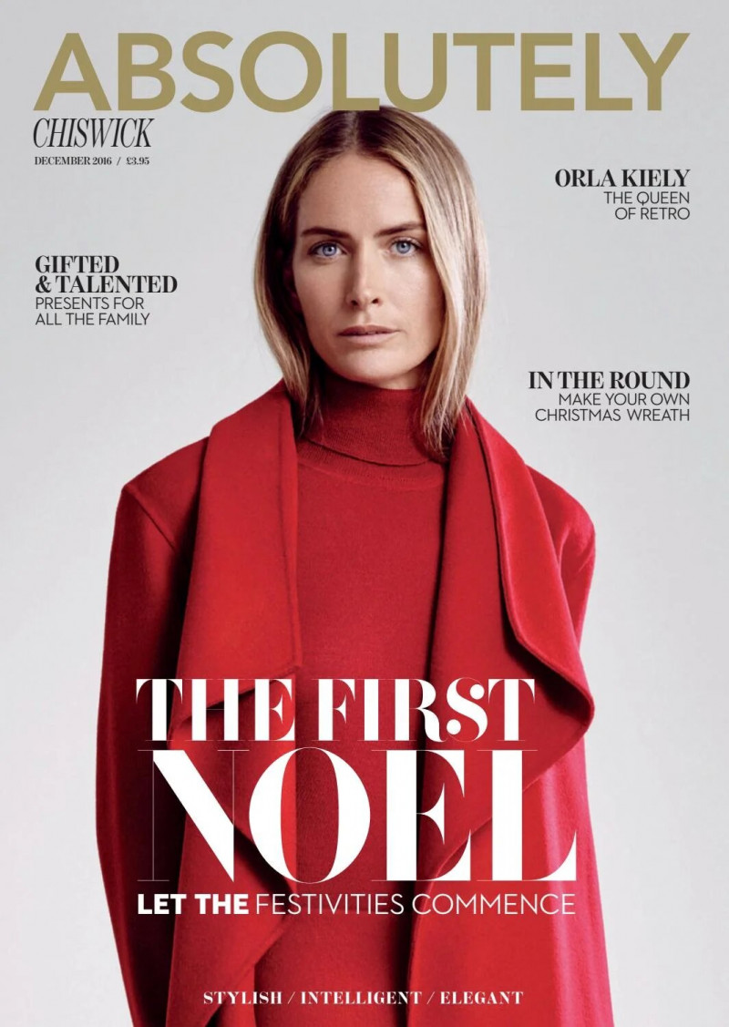 Georgina Grenville featured on the Absolutely cover from December 2016