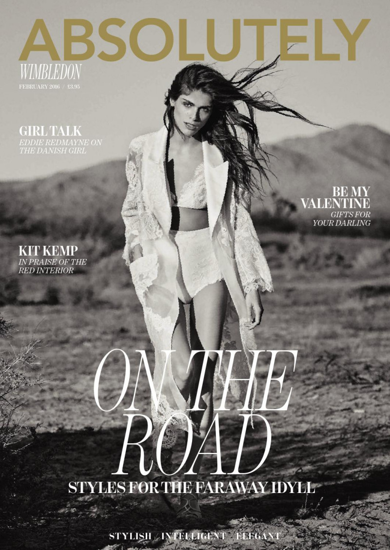 Elisa Sednaoui featured on the Absolutely cover from February 2016