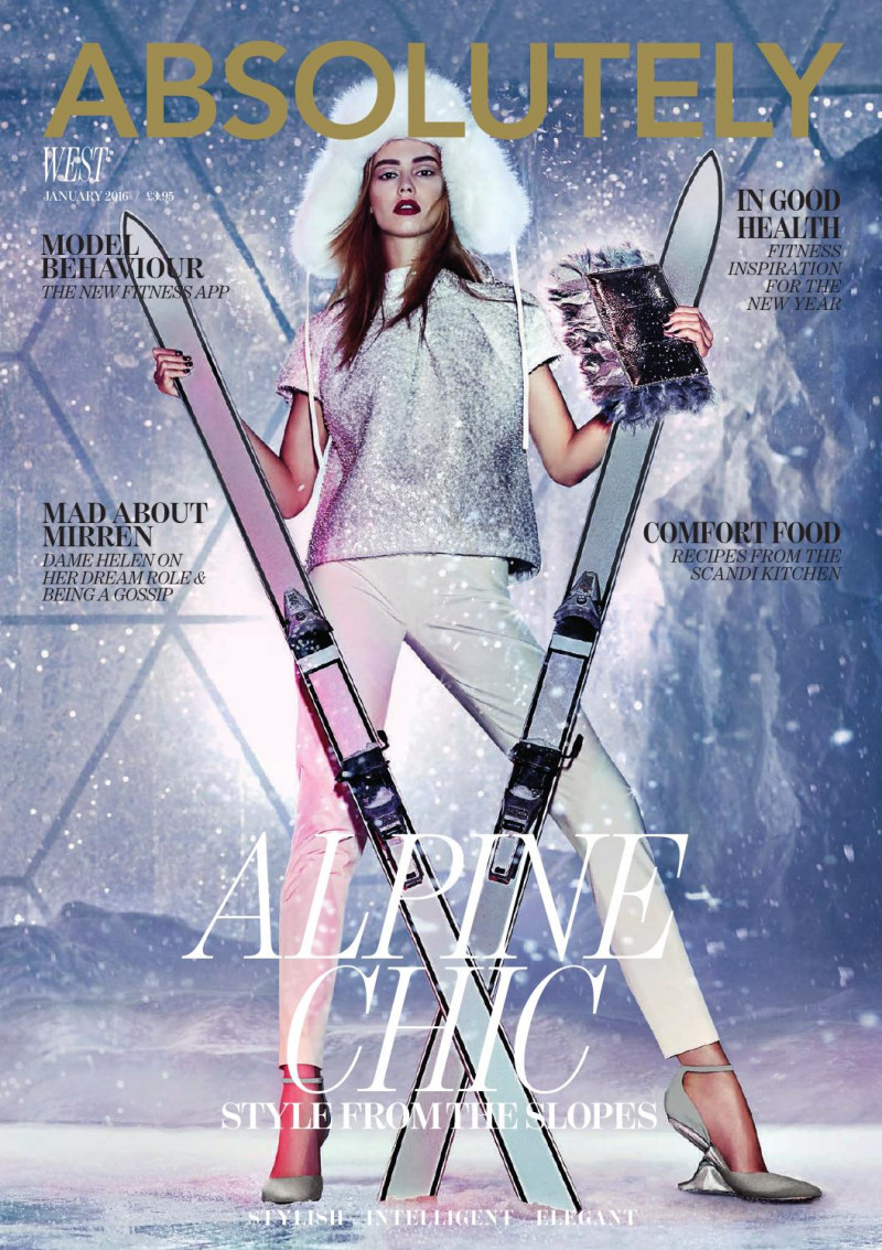 Ondria Hardin featured on the Absolutely cover from January 2016