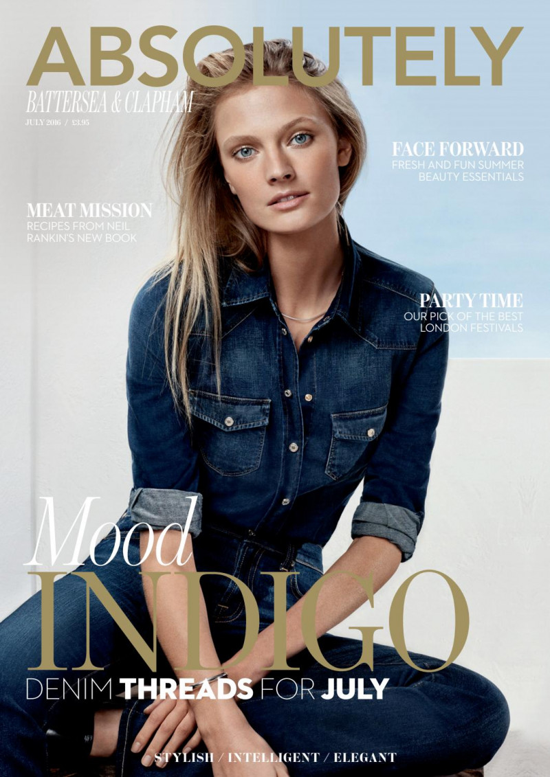 Constance Jablonski featured on the Absolutely cover from July 2016