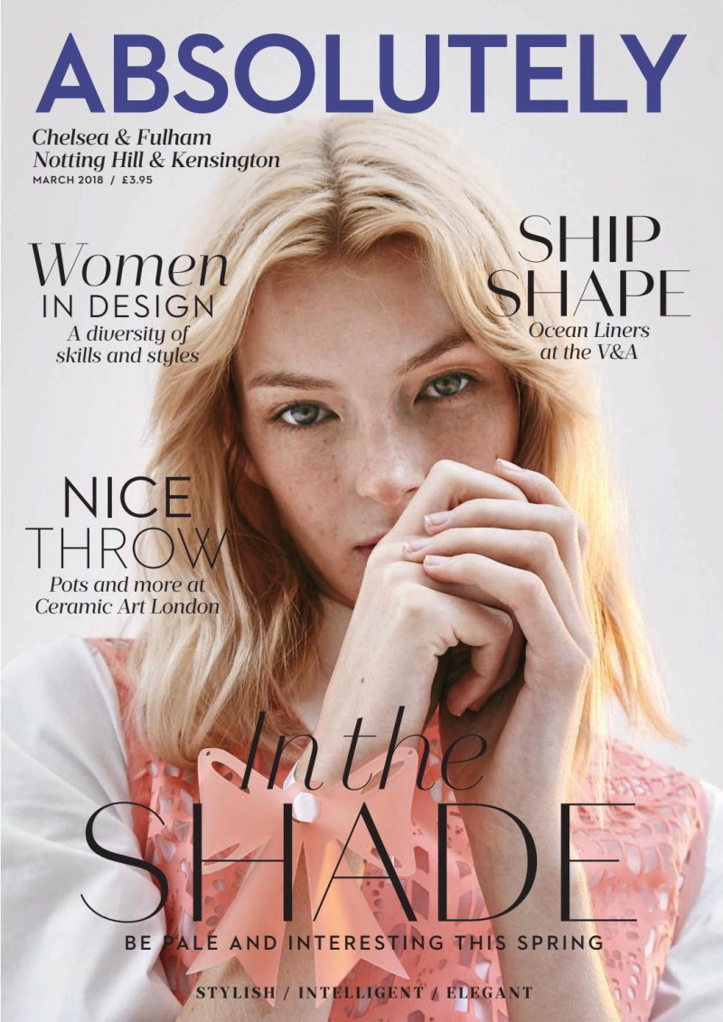  featured on the Absolutely cover from March 2018