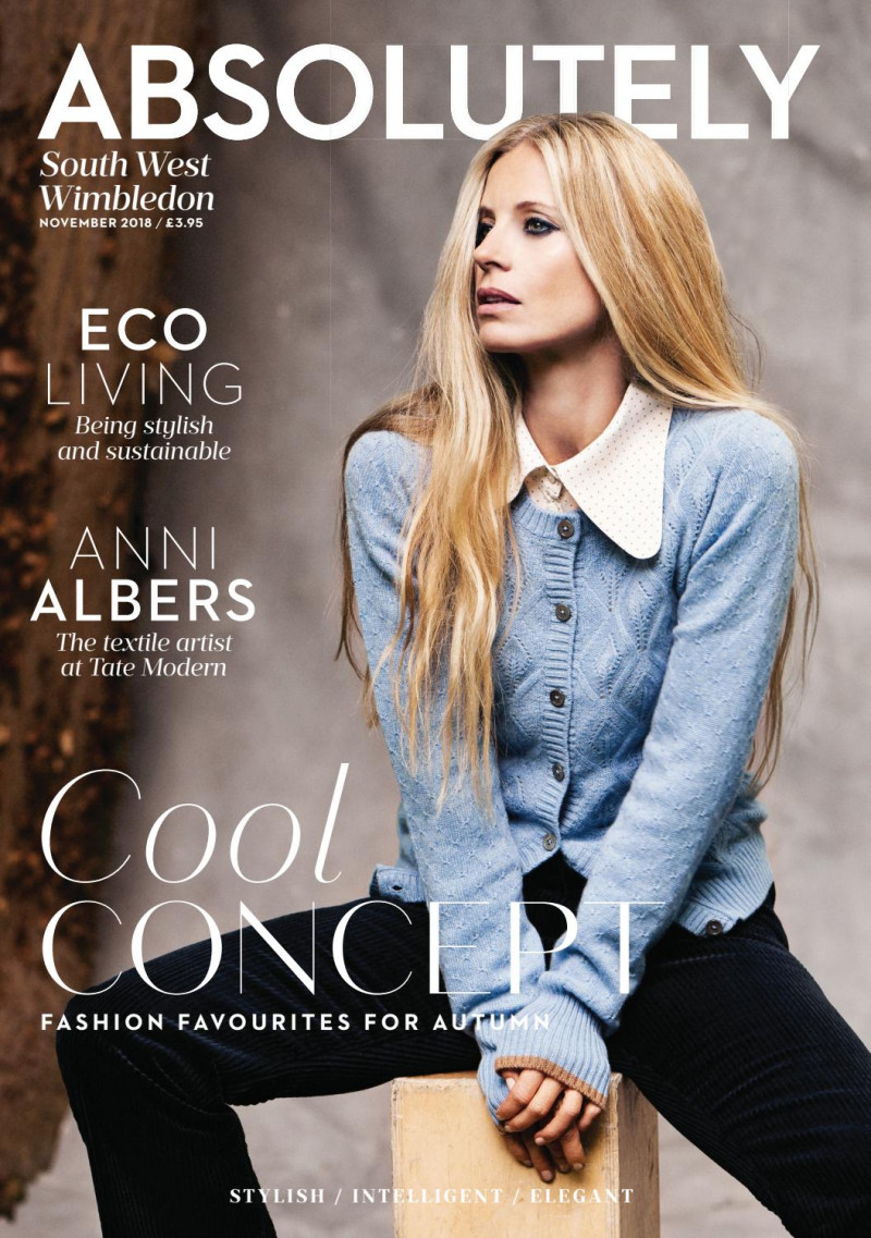 Laura Bailey featured on the Absolutely cover from November 2018
