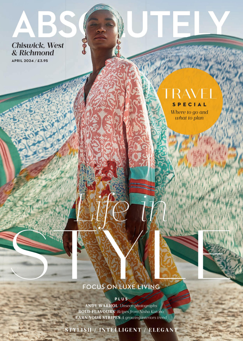  featured on the Absolutely cover from April 2024