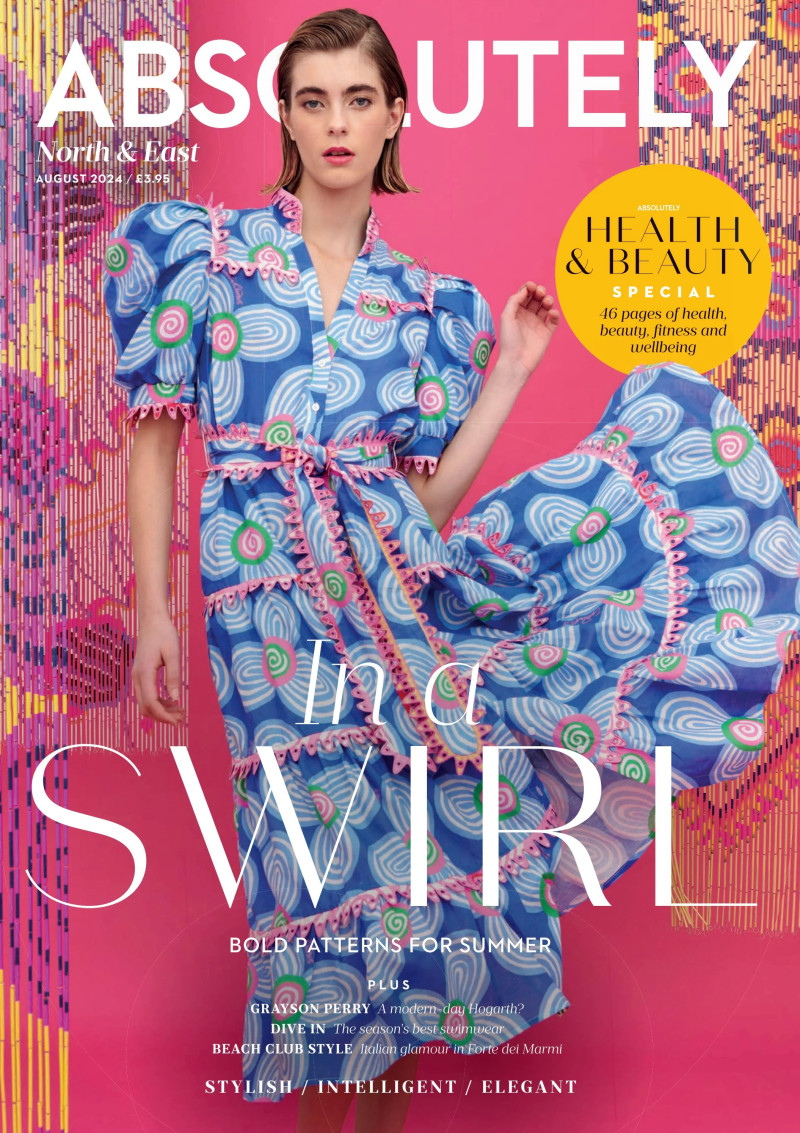 Cristina Perez featured on the Absolutely cover from August 2024