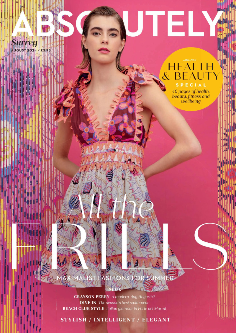 Cristina Perez featured on the Absolutely cover from August 2024