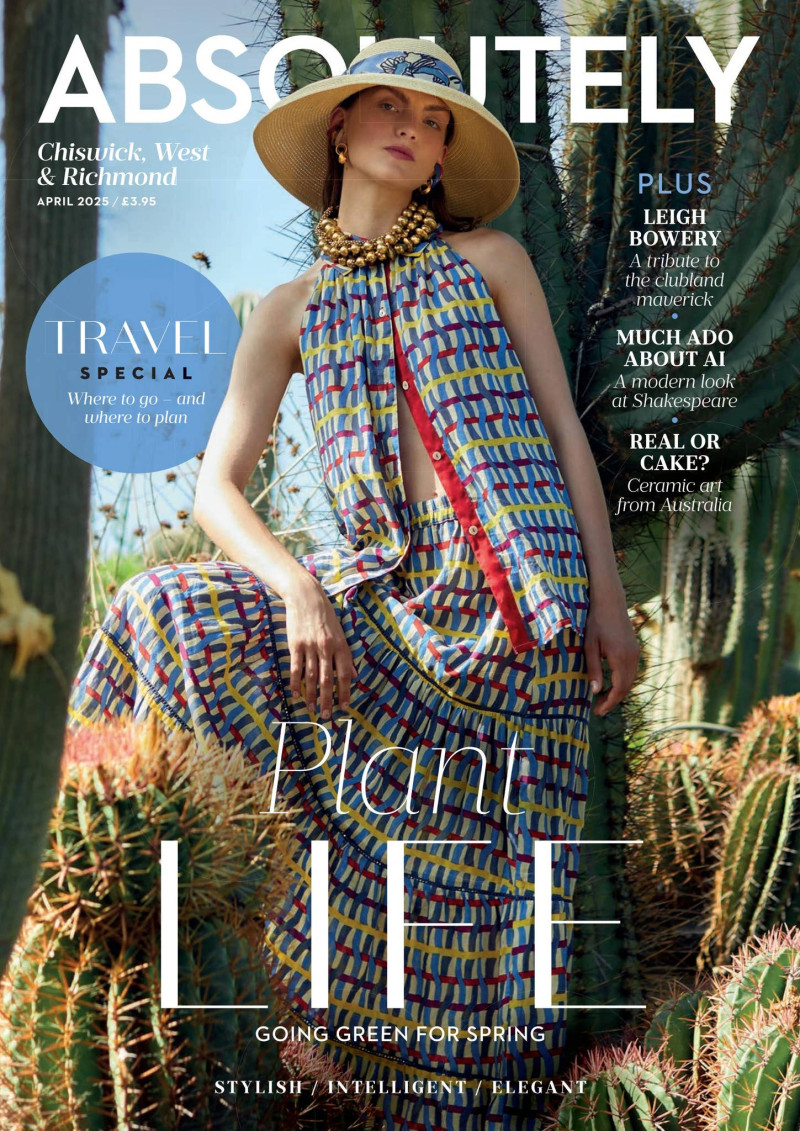  featured on the Absolutely cover from April 2025