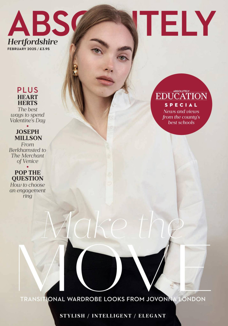 featured on the Absolutely cover from February 2025