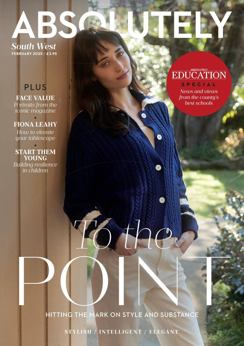  featured on the Absolutely cover from February 2025