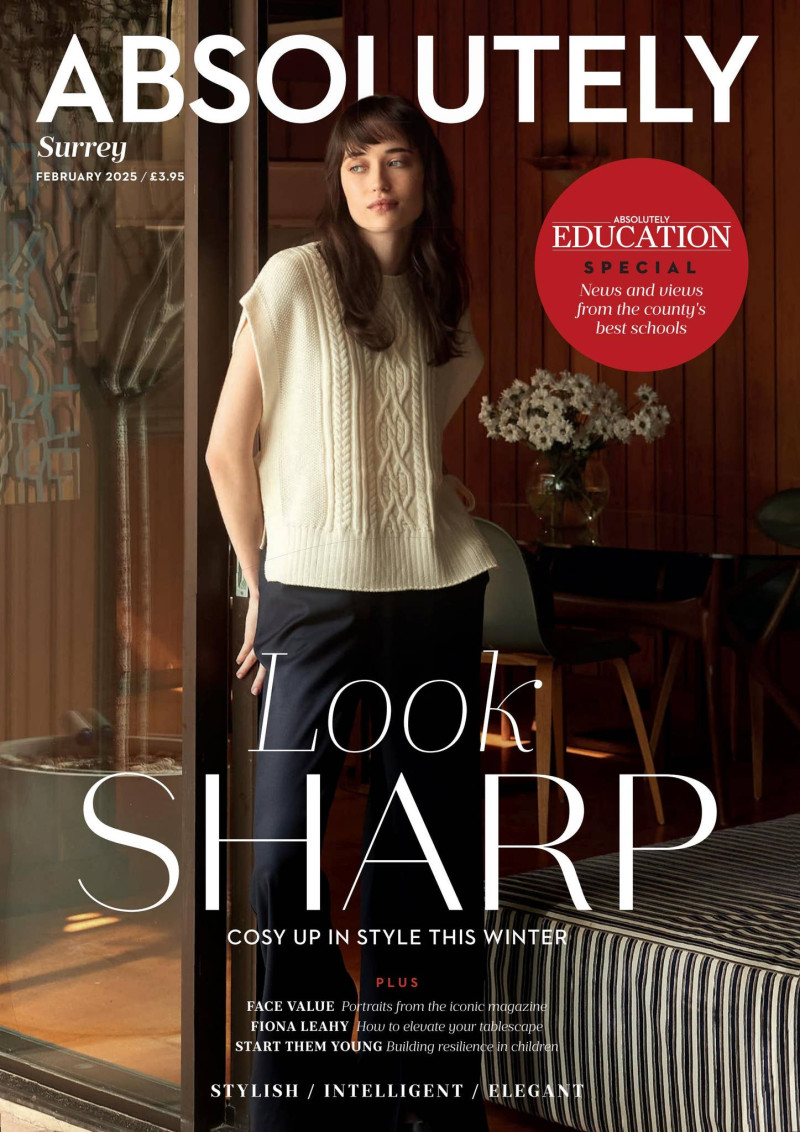  featured on the Absolutely cover from February 2025