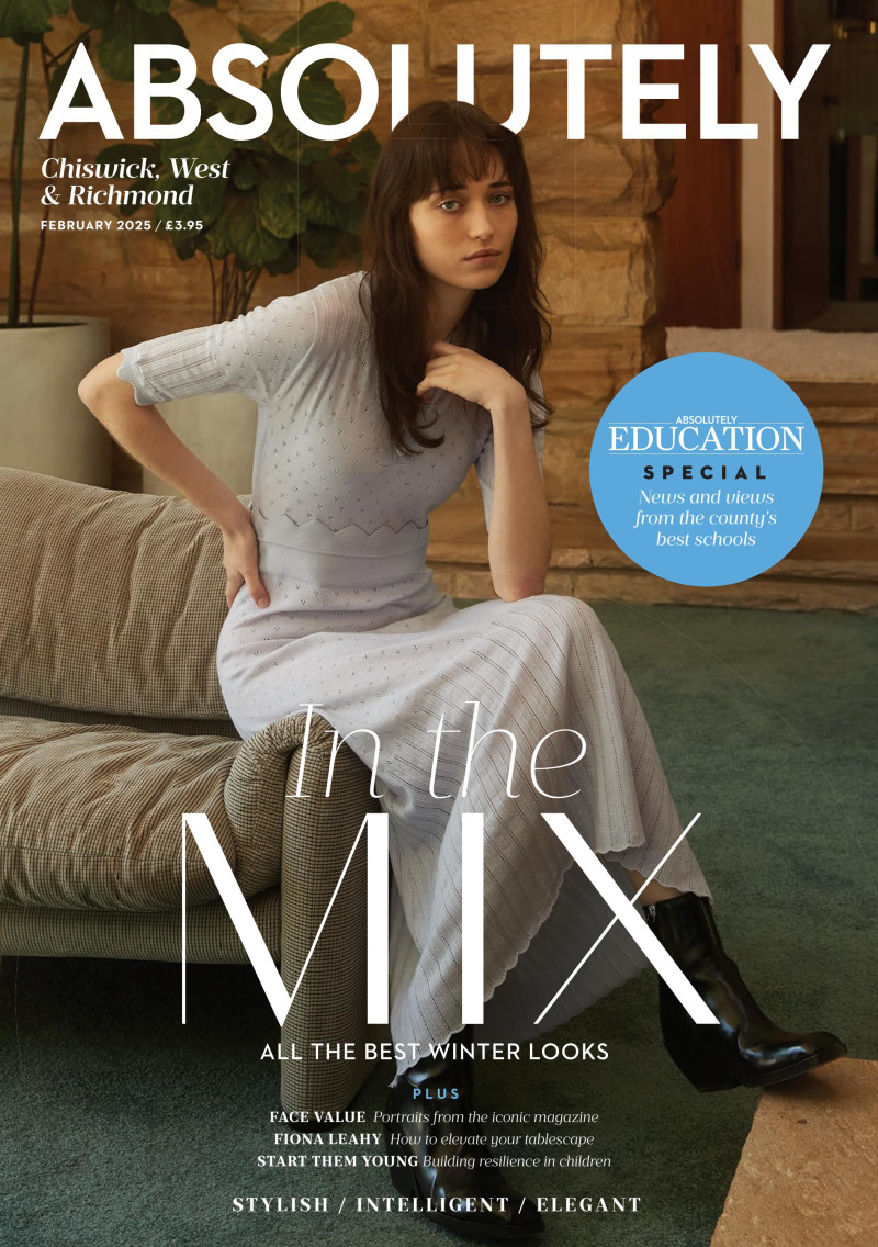  featured on the Absolutely cover from February 2025