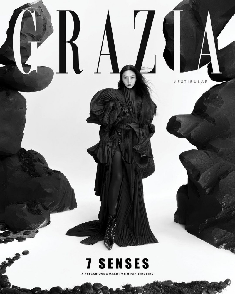 Fan Bing Bing featured on the Grazia Middle East cover from September 2021