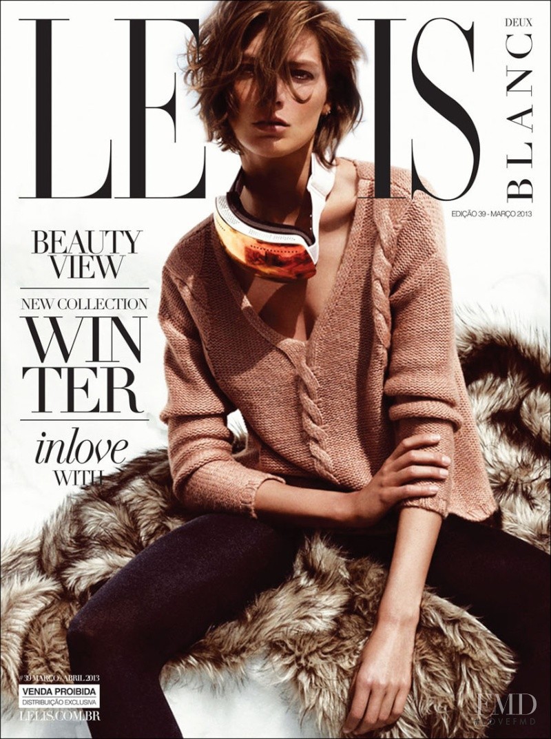 Daria Werbowy featured on the Le Lis Blanc cover from March 2013