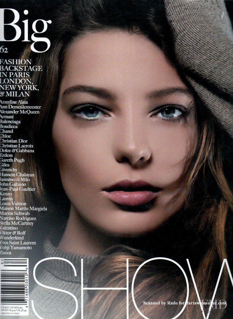 Daria Werbowy featured on the BIG cover from September 2006